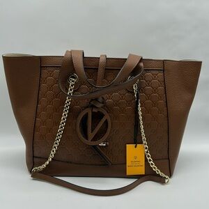 2181- Valentino By Mario Valentino Italian Leather Tote Bag NWT